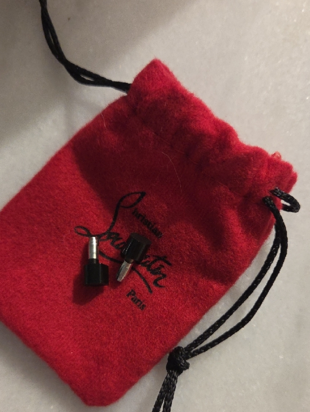 Christian Louboutin Black Patent Jumping 100 MM Pointed-Toe Pumps - Picture 5 of 8